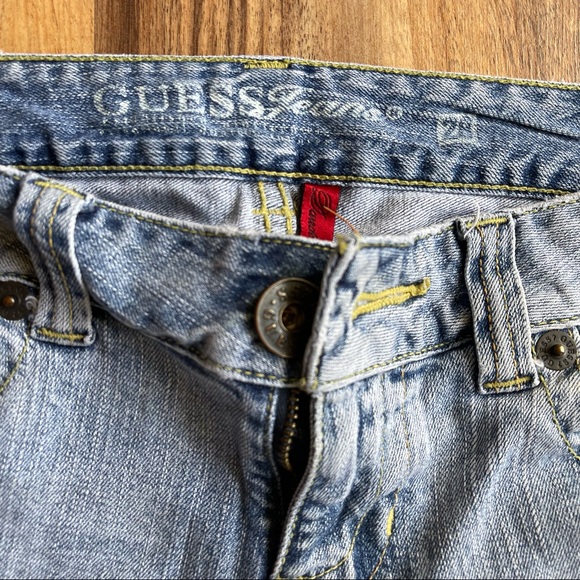 GUESS Low Rise Cutoff Denim Shorts - Picture 4 of 5